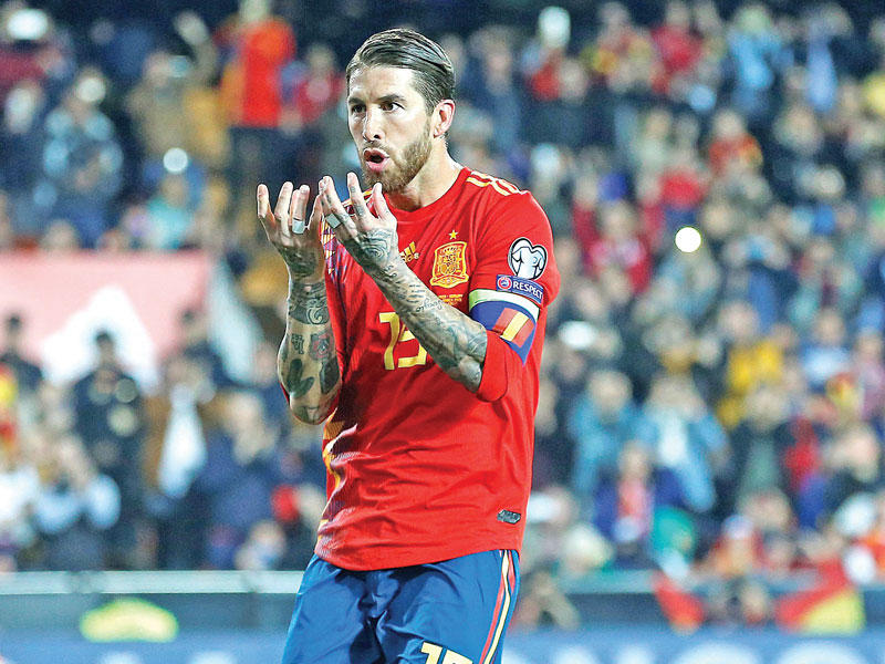 قائد منتخب إسبانيا لكرة القدم سيرخيو راموس 