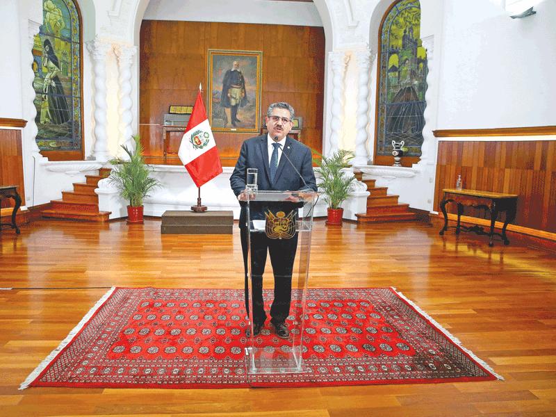  رئيس البيرو بالوكالة مانويل ميرينو