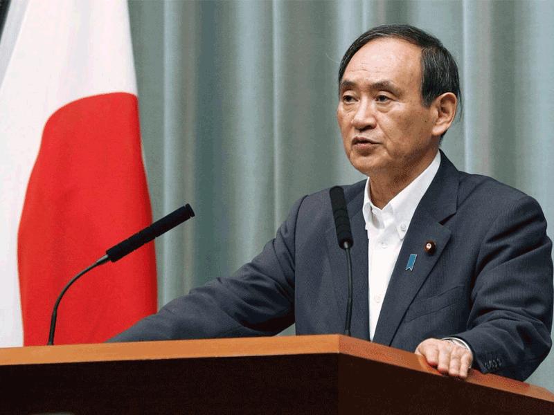 رئيس وزراء اليابان يوشيهيدي سوغا 