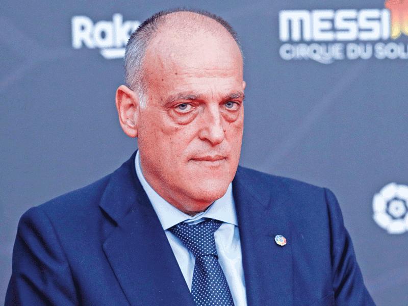رئيس الاتحاد الإسباني لكرة القدم خافيير تيباس