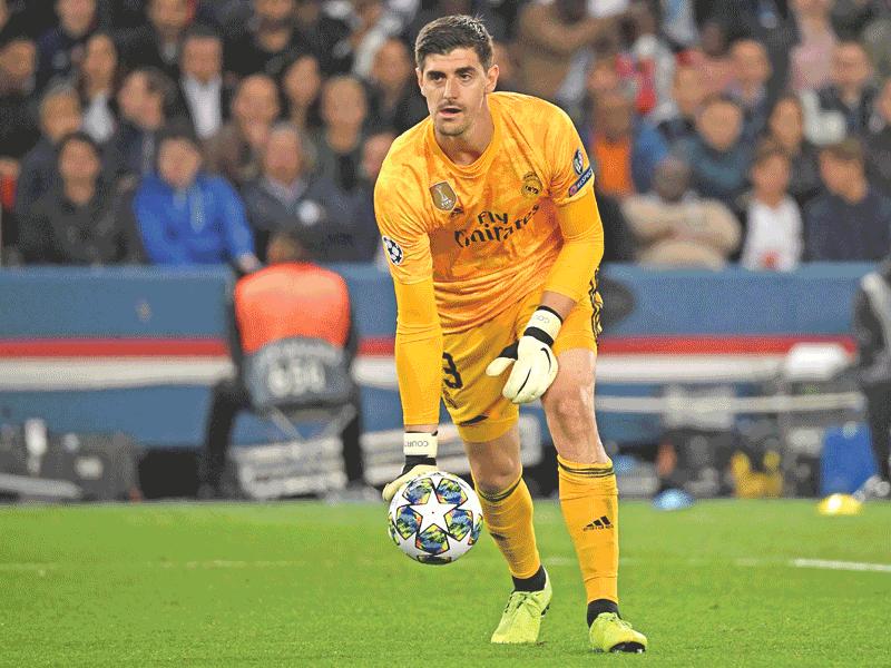 حارس مرمى ريال مدريد تيبو كورتوا