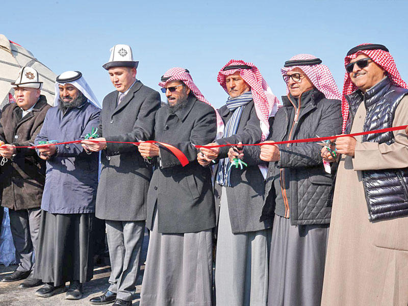 افتتاح قرية الأرامل والأيتام في قرغيزستان