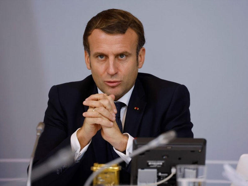 الرئيس الفرنسي إيمانويل ماكرون