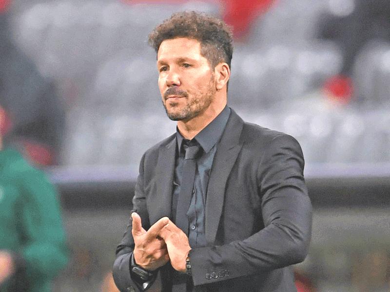 دييغو سيميوني المدير الفني لأتلتيكو مدريد