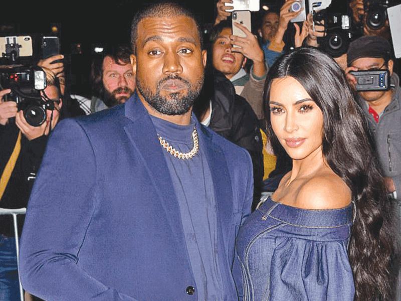 كيم كاردشيان وزوجها كاني ويست