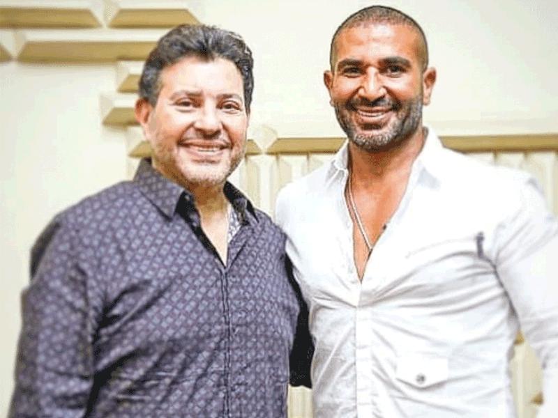 النجمان هاني شاكر وأحمد سعد 