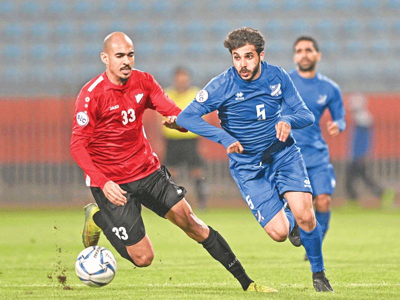 جانب من مباراة خيطان والتضامن (تصوير نوفل إبراهيم)