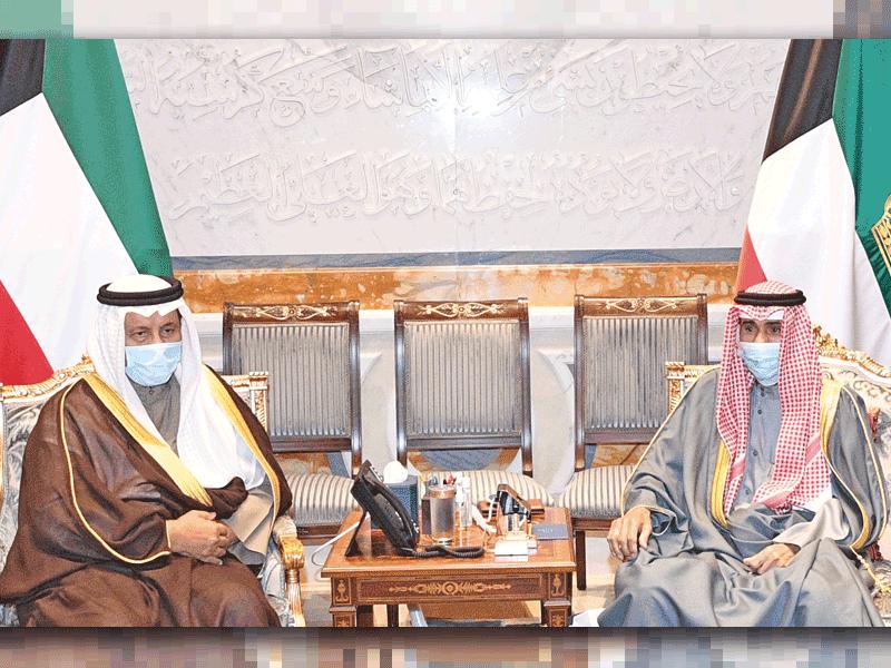 الأمير مستقبلاً المبارك أمس