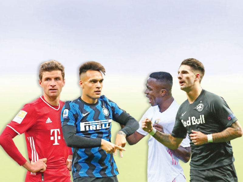 سوبوسلاي نجم ريد بول - فينيسيوس نجم ريال مدريد - لاوتارو نجم إنترميلان - مولر نجم بايرن ميونيخ