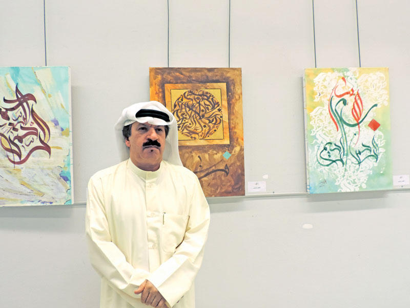 الفنان التشكيلي والخطاط فاضل الرئيس 