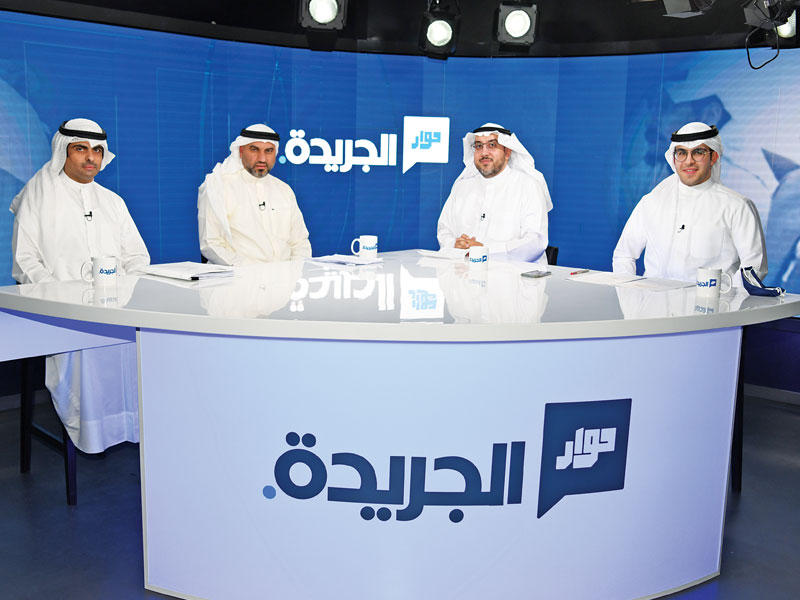 جانب من «حوار الجريدة» (تصوير عوض التعمري)