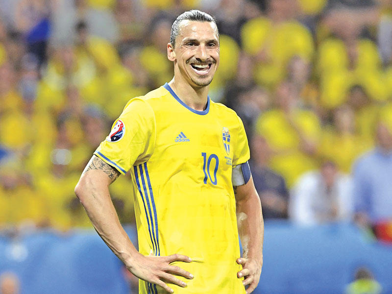 النجم السويدي زلاتان إبراهيموفيتش