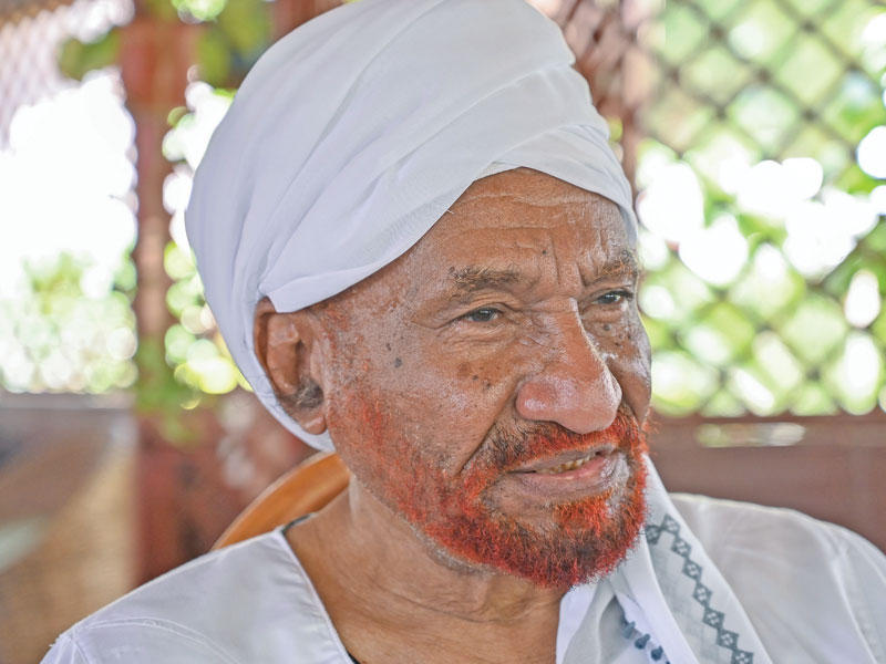 رئيس الوزراء السوداني الأسبق الصادق المهدي