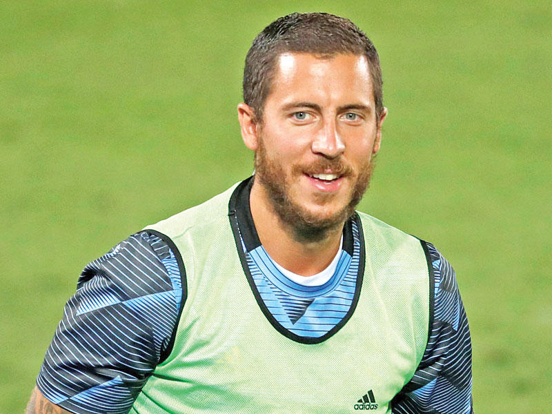 إيدين هازارد نجم ريال مدريد الإسباني