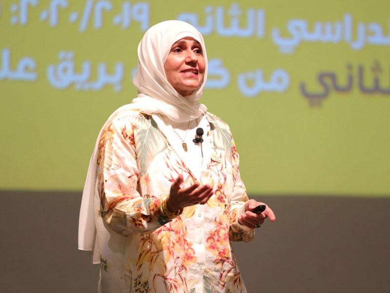 مديرة برنامج بريق للتفكير الايجابي والرفاهية النفسية المتكاملة رقية حسين