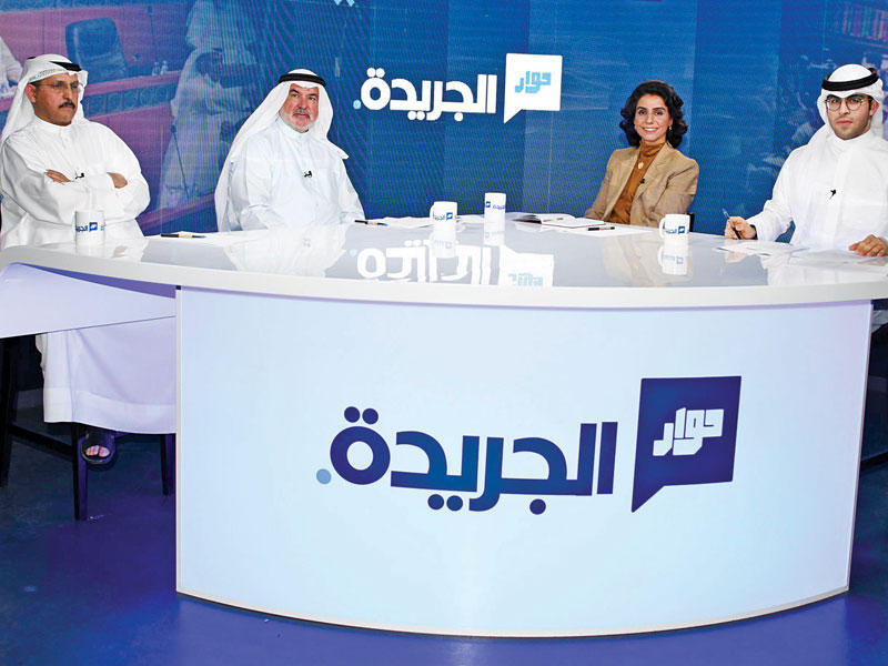 جانب من «حوار الجريدة» (تصوير عوض التعمري)