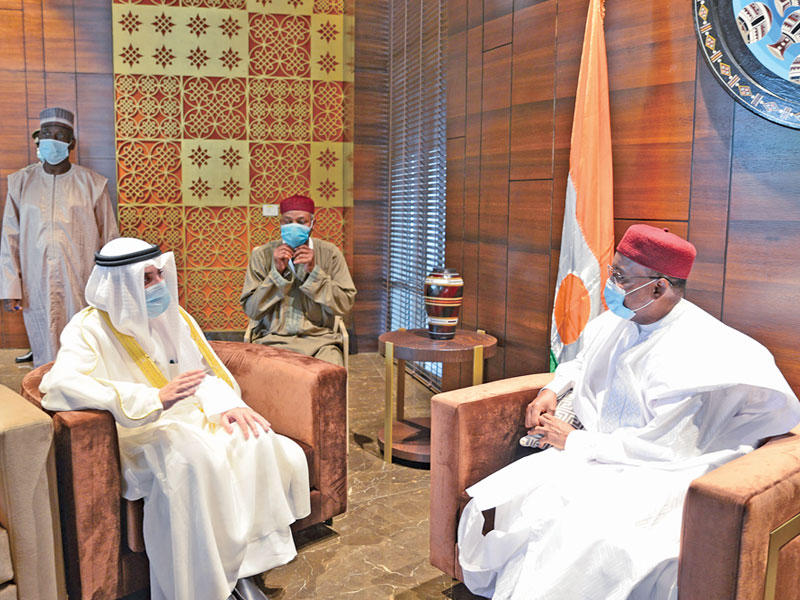 رئيس النيجر مستقبلاً الناصر