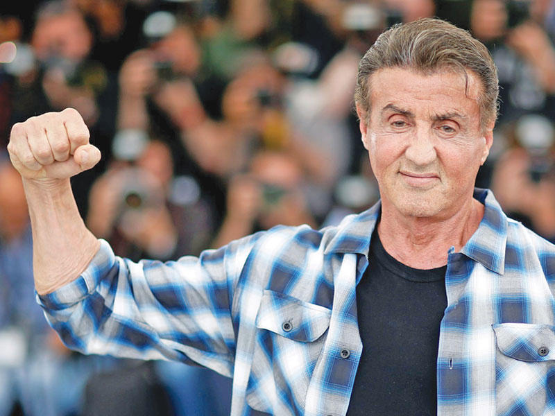 النجم العالمي سيلفستر ستالون 