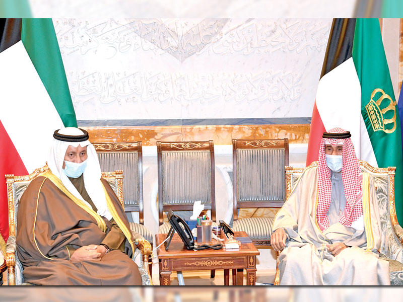 الأمير مستقبلاً المبارك أمس