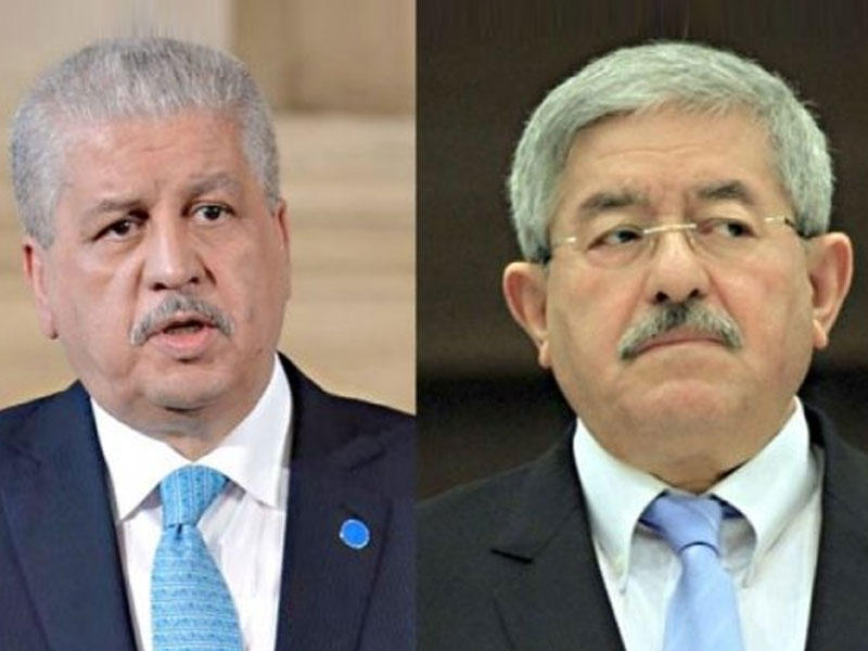 ئيسي الوزراء السابقين محمد أويحيى وعبدالمالك سلال