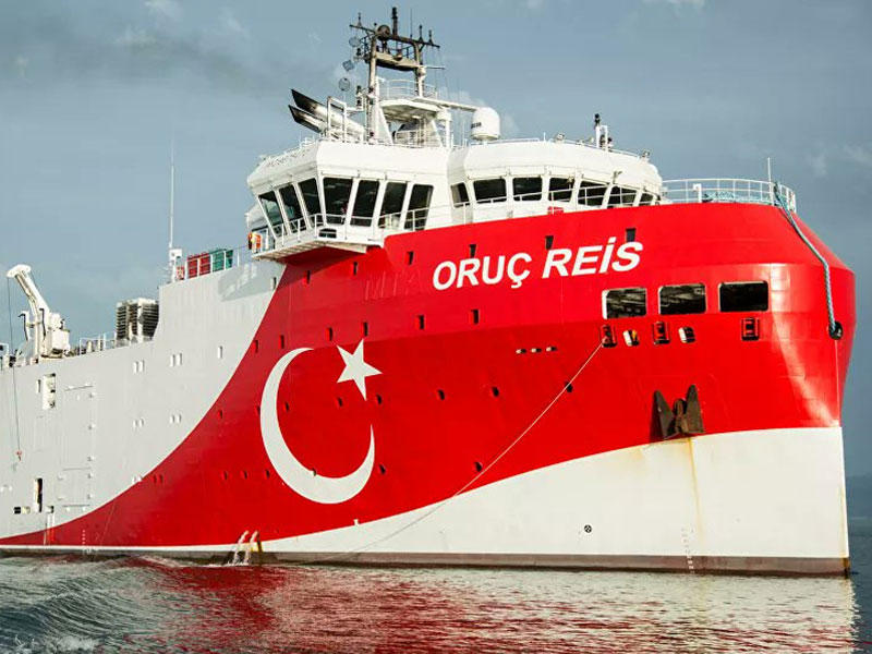 سفينة تركية للمسح الزلزالي 