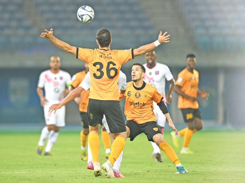 جانب من مباراة الكويت والقادسية (تصوير نوفل إبراهيم)