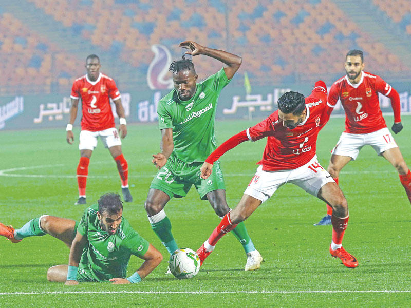 الأهلي مع الاتحاد السكندري في لقاء سابق