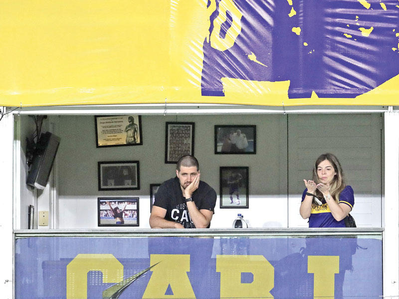 دالما مارادونا خلال مباراة التكريم