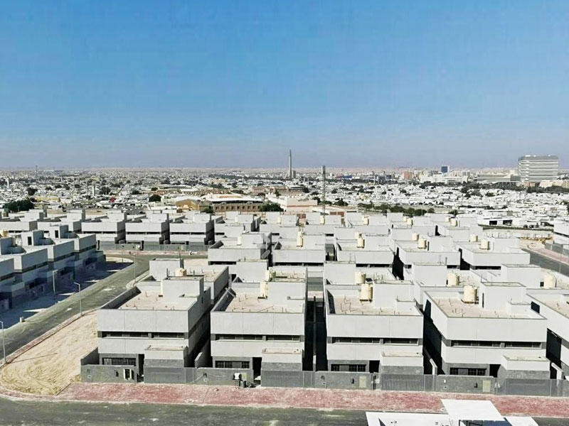 جانب من المباني المتسلمة