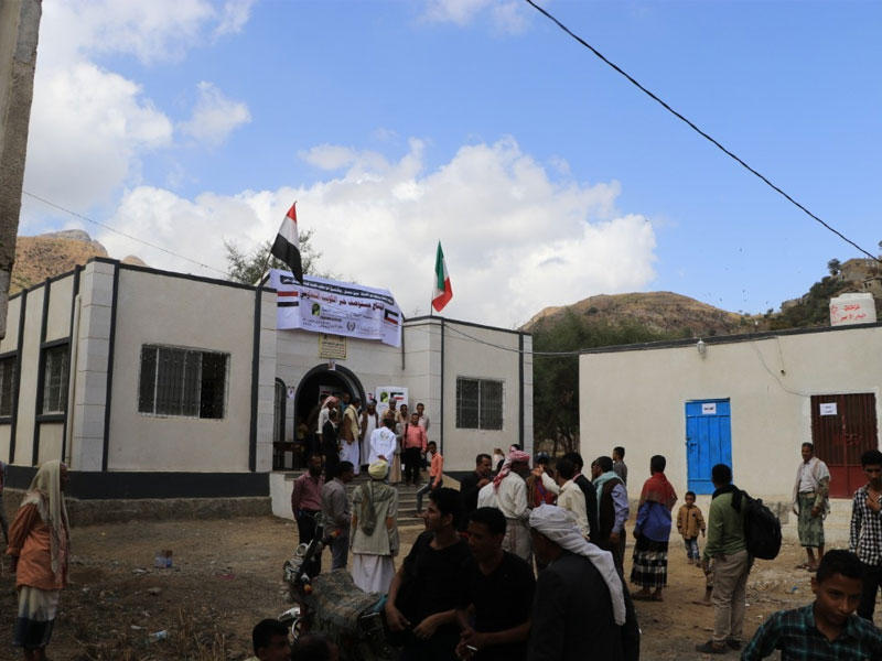 افتتاح مستوصف خير الكويت في تعز