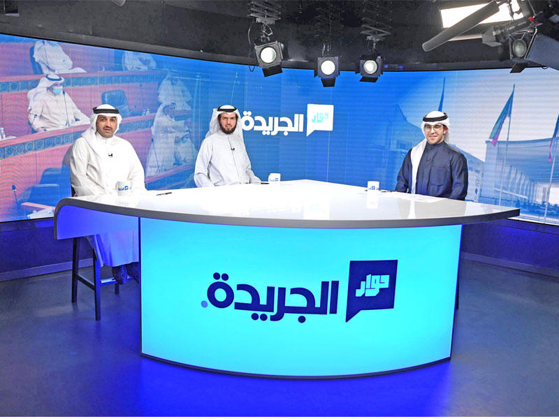 جانب من «حوار الجريدة» (تصوير عوض التعمري)