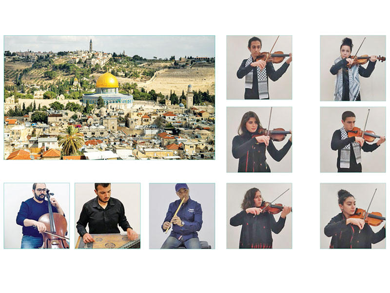 من أجواء العمل الموسيقي 