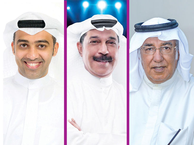 المؤلف الغنائي عبداللطيف البناي - المطرب عبدالله الرويشد - الملحن حمد الخضر