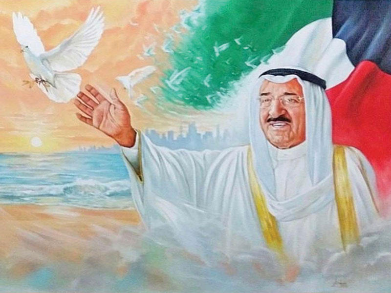 أحد الأعمال المعروضة 