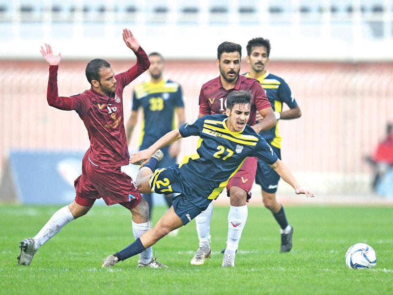 جانب من مباراة النصر والساحل (تصوير نوفل ابراهيم)