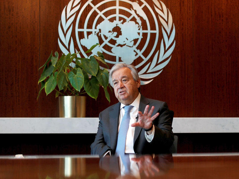 الأمين العام للأمم المتحدة أنطونيو غوتيريش 