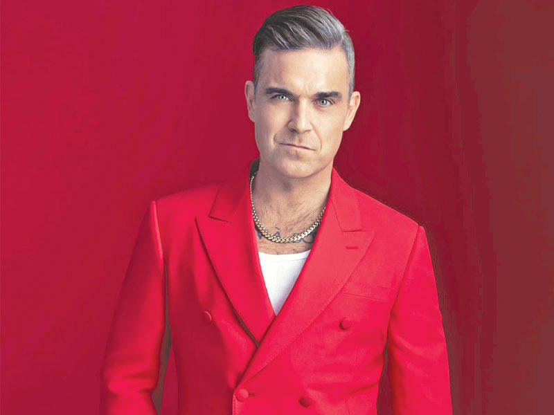 نجم موسيقى البوب البريطاني روبي ويليامز 