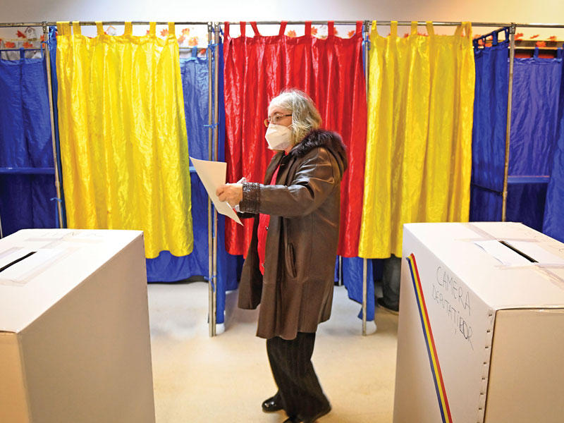 الناخبون في رومانيا 