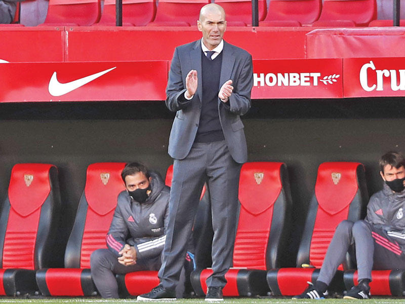 زين الدين زيدان مدرب ريال مدريد