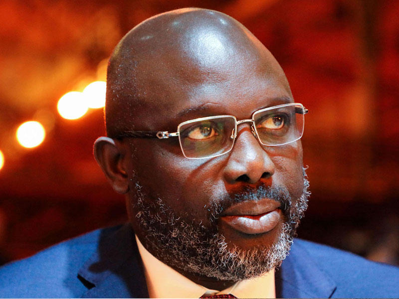 رئيس ليبيريا جورج وياه