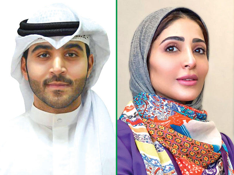 مديرة اتصالات البيع بالتجزئة وخدمة العملاء والعلاقات العامة والتسويق في الشركة شروق الهزاع - رئيس فريق البيع بالتجزئة بالشركة محمد الشمري 