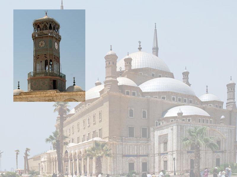 برج مسجد محمد علي في قلعة القاهرة