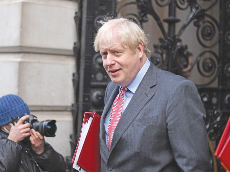 رئيس الوزراء البريطاني بوريس جونسون 