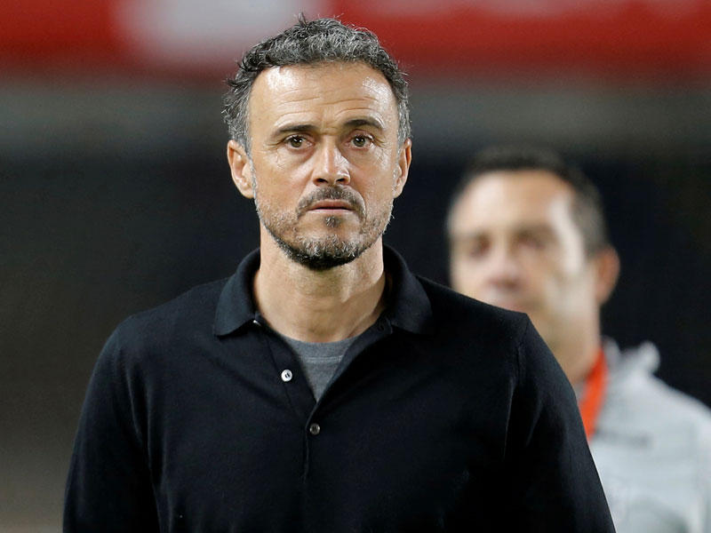 لويس إنريكي مدرب منتخب إسبانيا 