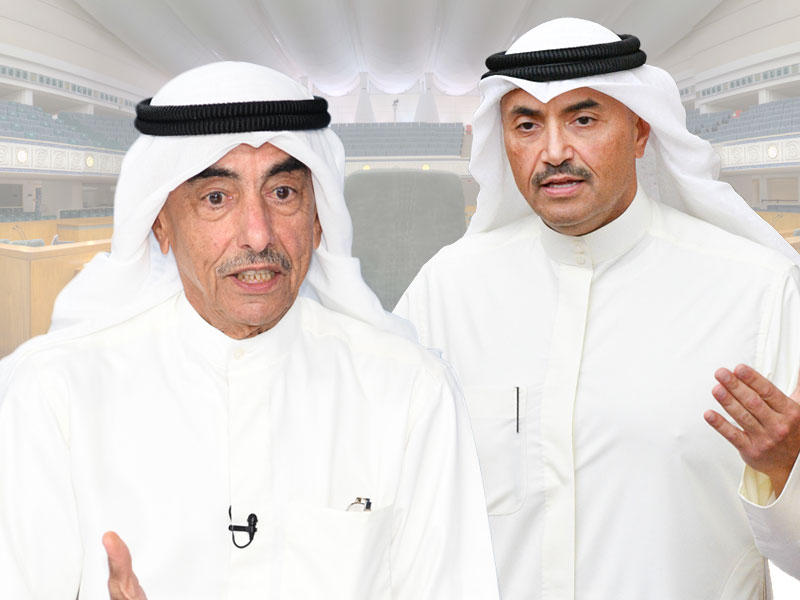 النائب محمد المطير - النائب بدر الحميدي