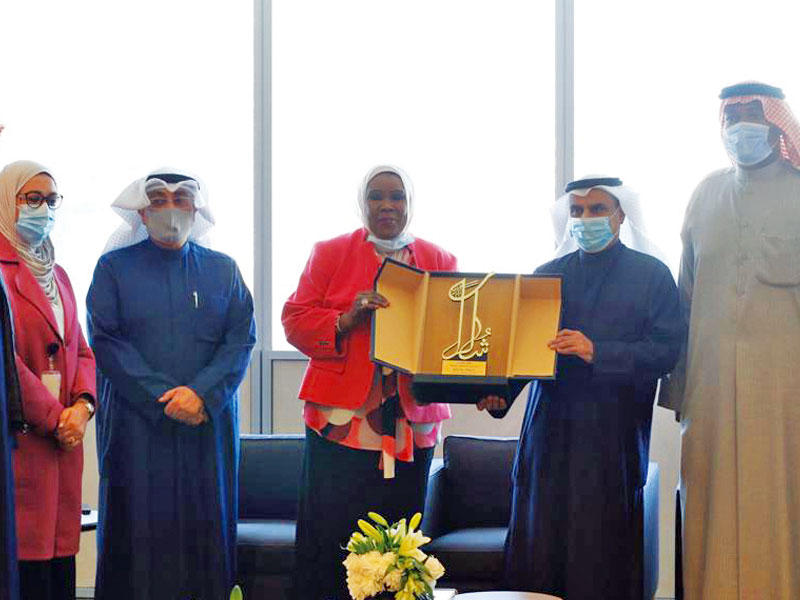 جانب من التكريم 