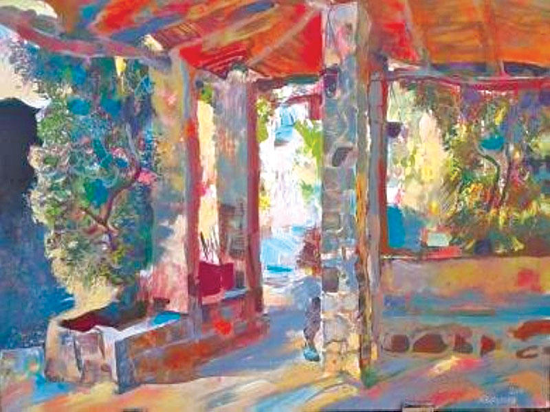 معرض تشكيلي بعنوان «العطايا الذهبية»