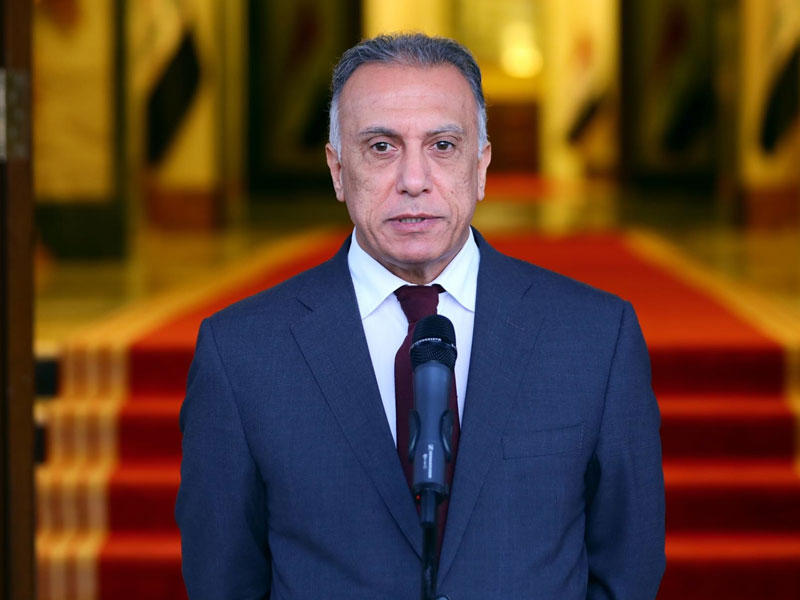 رئيس مجلس الوزراء العراقي مصطفى الكاظمي