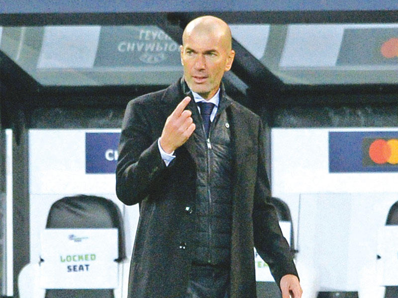 زين الدين زيدان مدرب ريال مدريد 