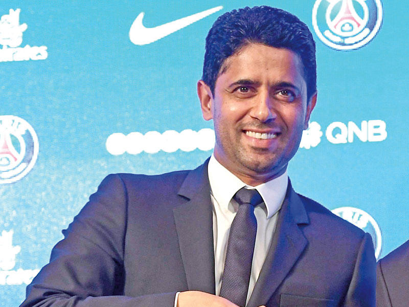 رئيس باريس سان جرمان القطري ناصر الخليفي